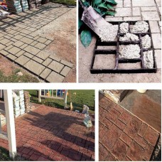 Estink Path Maker Mold,Driveway Pathmate Stone Mold Paving Concrete Stepping Stone Mould Pavement Paver   